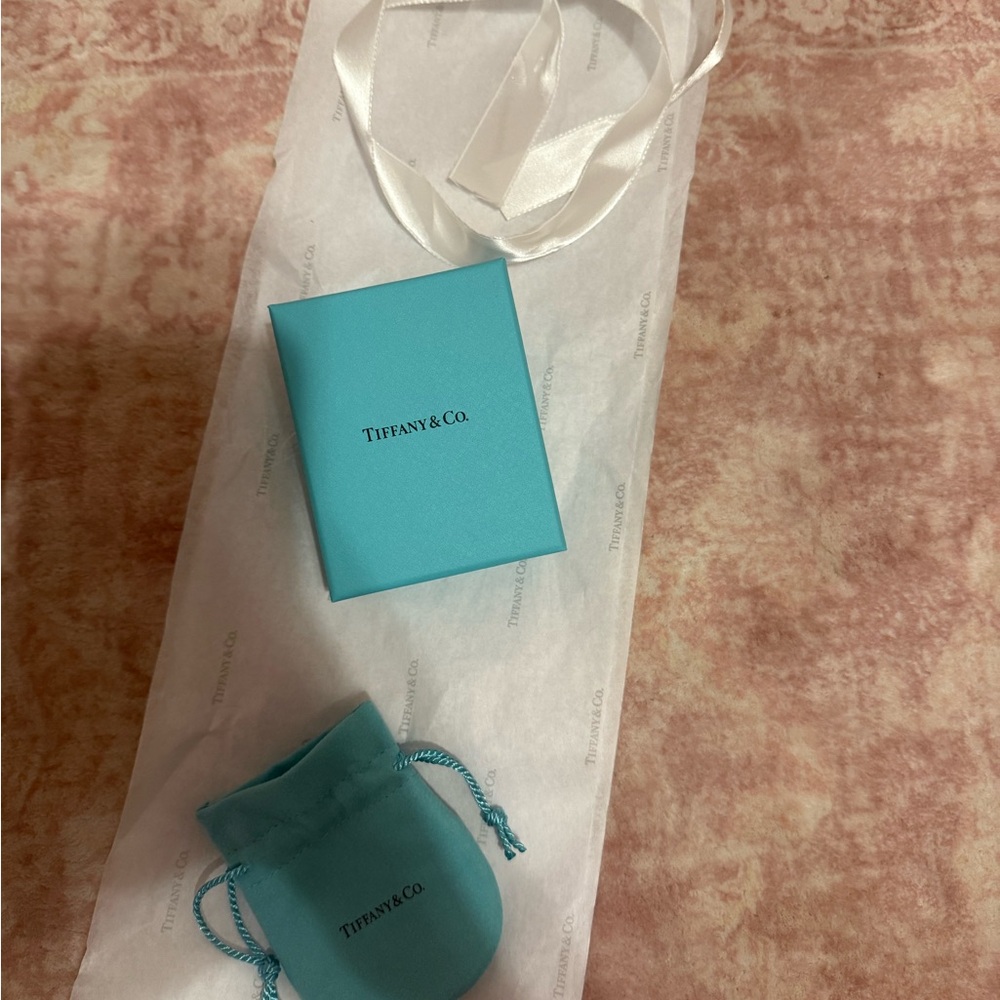 Tiffany & Co. Turquoise Box and Pouch Set